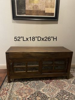 Like New 52” TV Console