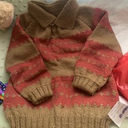 Boys Sweater For Winter 4/5T Handmade
