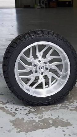 22x12 TIS 544BSM 6x139.7 OFF-ROAD WHEELS RIMS + TIRES (4) NEW-WE FINANCE
