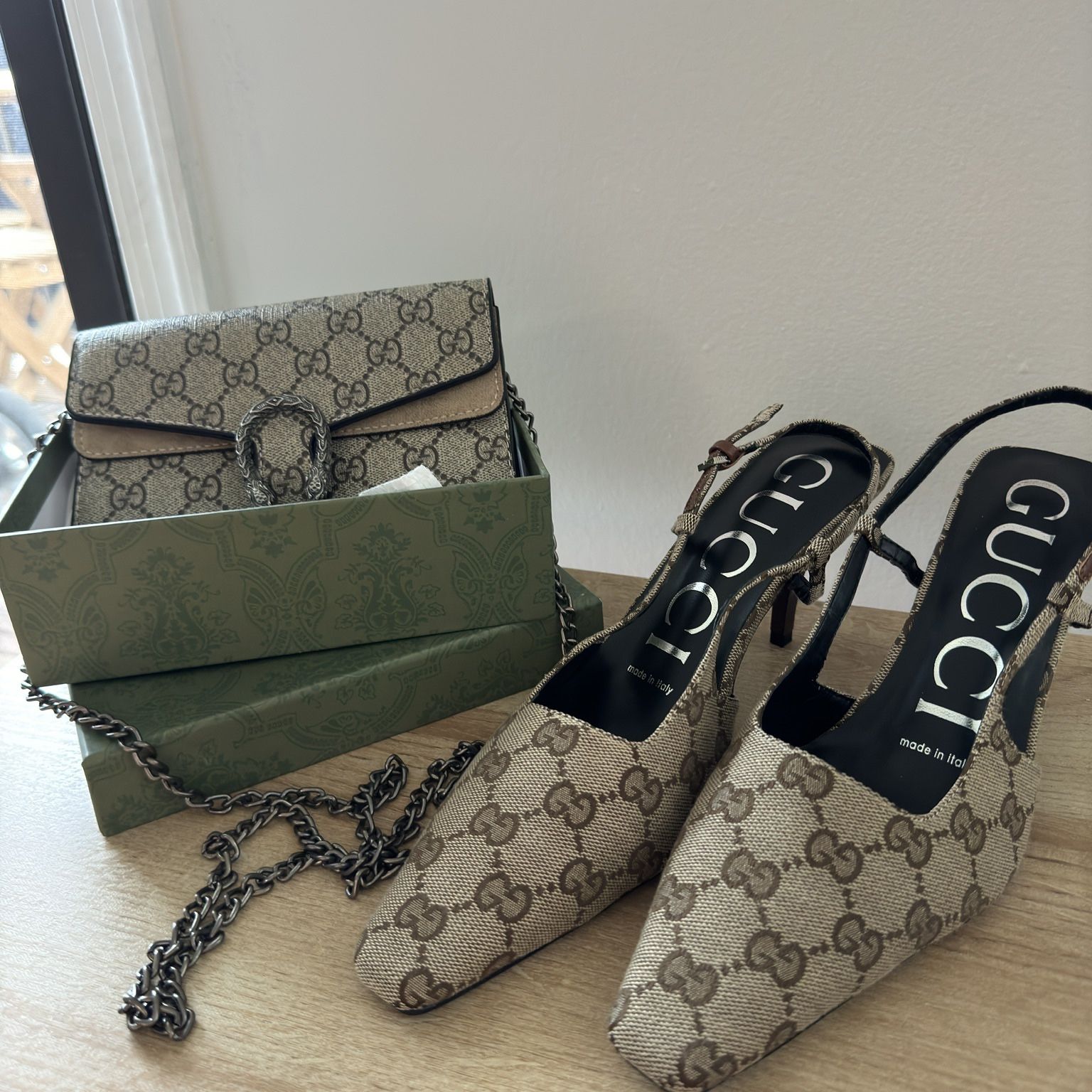 Shoes & Mini GG Bag