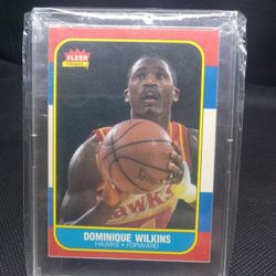 1986 FLEER Dominique Wilkins RC