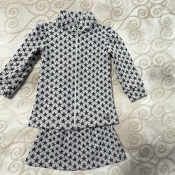3Т Toddler Girl- “Stars” Matching  Clothing Jacket & Skirt Set