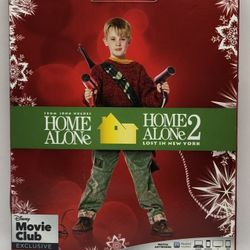 Home Alone & Home Alone 2 -Blu Ray/Dvd/Digital Disney Movie Club Exclusive - NEW