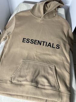Men’s Light Brown Essentials Hoodie, Size Medium ( Don’t Think It’s An Original Brand)