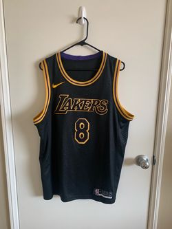 Nike Lakers Kobe Bryant Black Mamba Swingman Jersey Men Large. Good Condition.