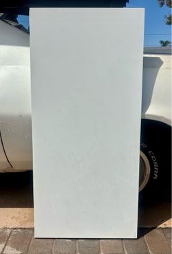 54” x 27” White Solid Surface Countertop | Corian-Style | $75