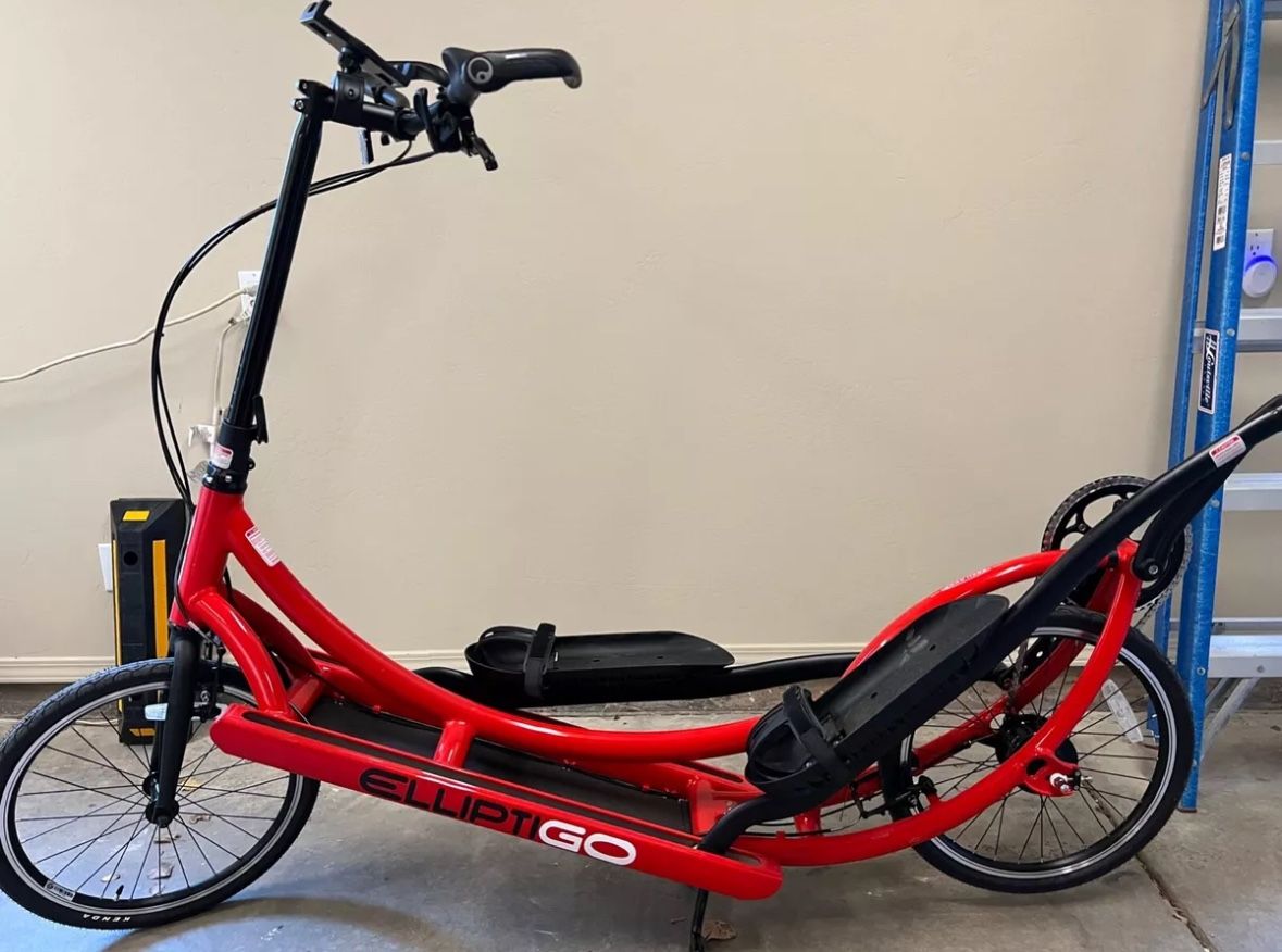 ElliptiGO 8C Long Stride Elliptical Bike Bicycle Red, OBO