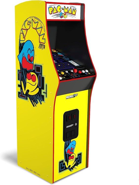 Arcade1Up PAC-Man Deluxe Arcade Machine for Home - 5 Feet Tall - 14 Classic Games