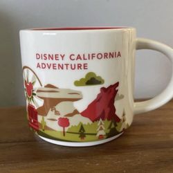 Starbucks You Are Here Mug Disney California Adventure Edition 