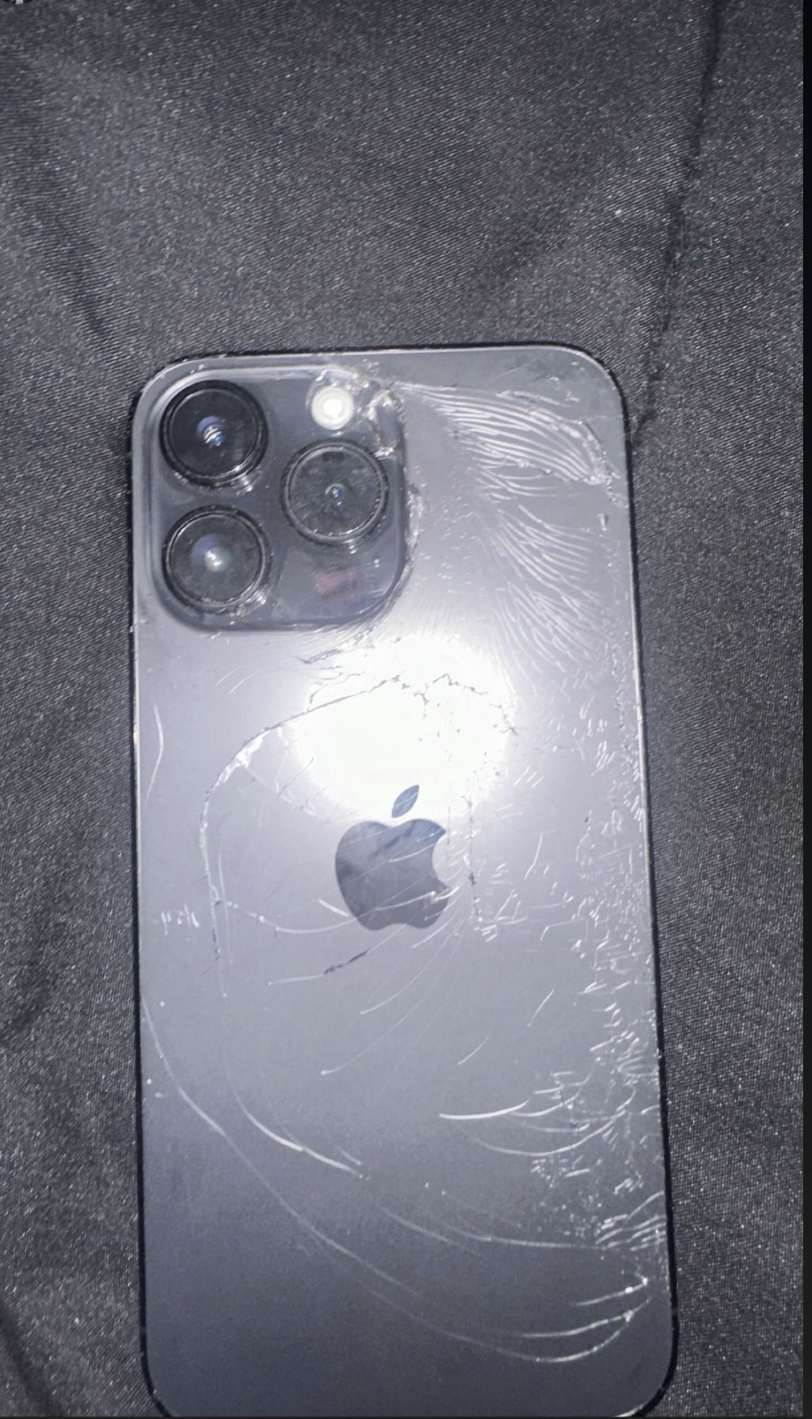 Works Back Just Needs To Be Fixed Or Yu Can Just Put A Case On The Back 