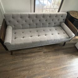 Grey Futon Couch NEW