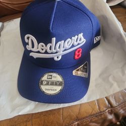 LA Dodgers #8 Kobe Hat