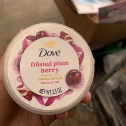 Dove body scrub 
