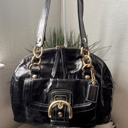 COACH Y2K Soho Courtney Leather Dome Satchel