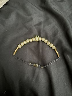Crown Gold Bracelet