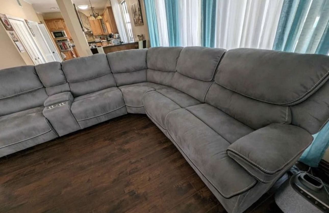 Alejandro Reclining Sectional $1299 With Easy Finance