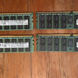 64GB Dell Or Hp DDR4 Ecc Un Buffered Dimms 2133Mhz