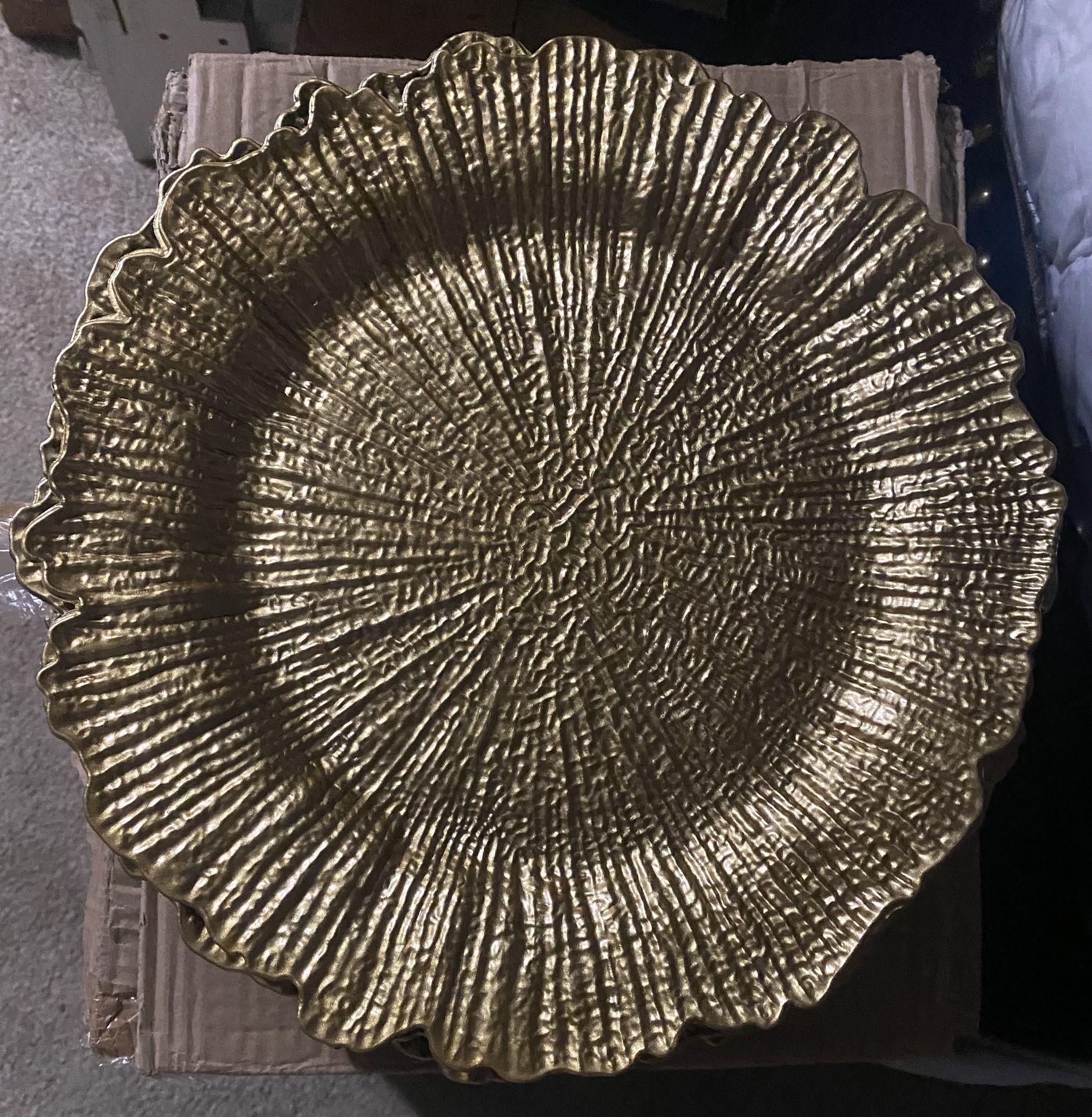 Gold Charger plates