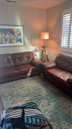 Italian Couch and Loveseat