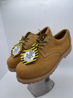 Steel Toe Leather Upper Men’s Work Oxford  Work Shoes 