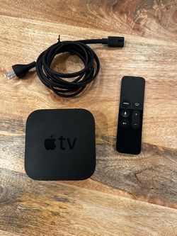 Apple TV with Siri Remote and Power Cable