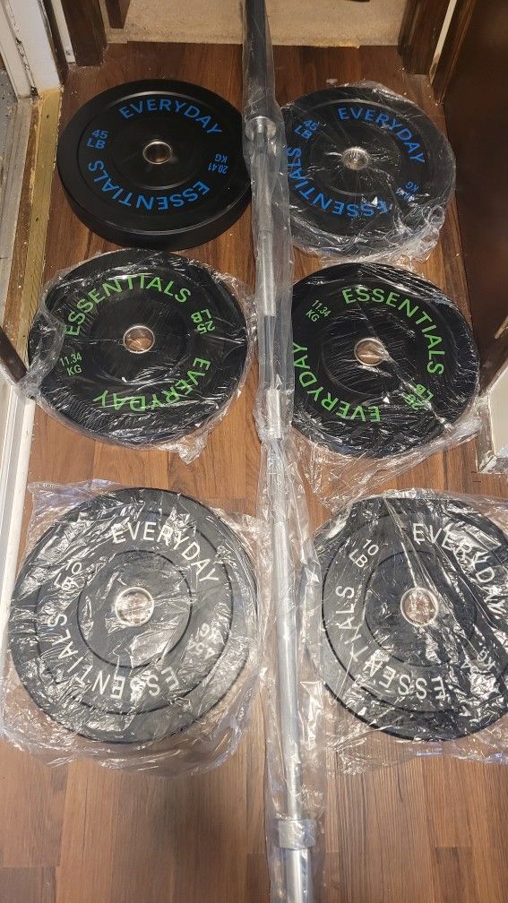 Olympic Bar And Weights 