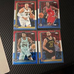 Topps Chrome Red White And Blue Lot Of 26