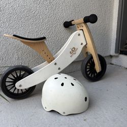 Kinderfeets Balance Bike Tiny Tot White