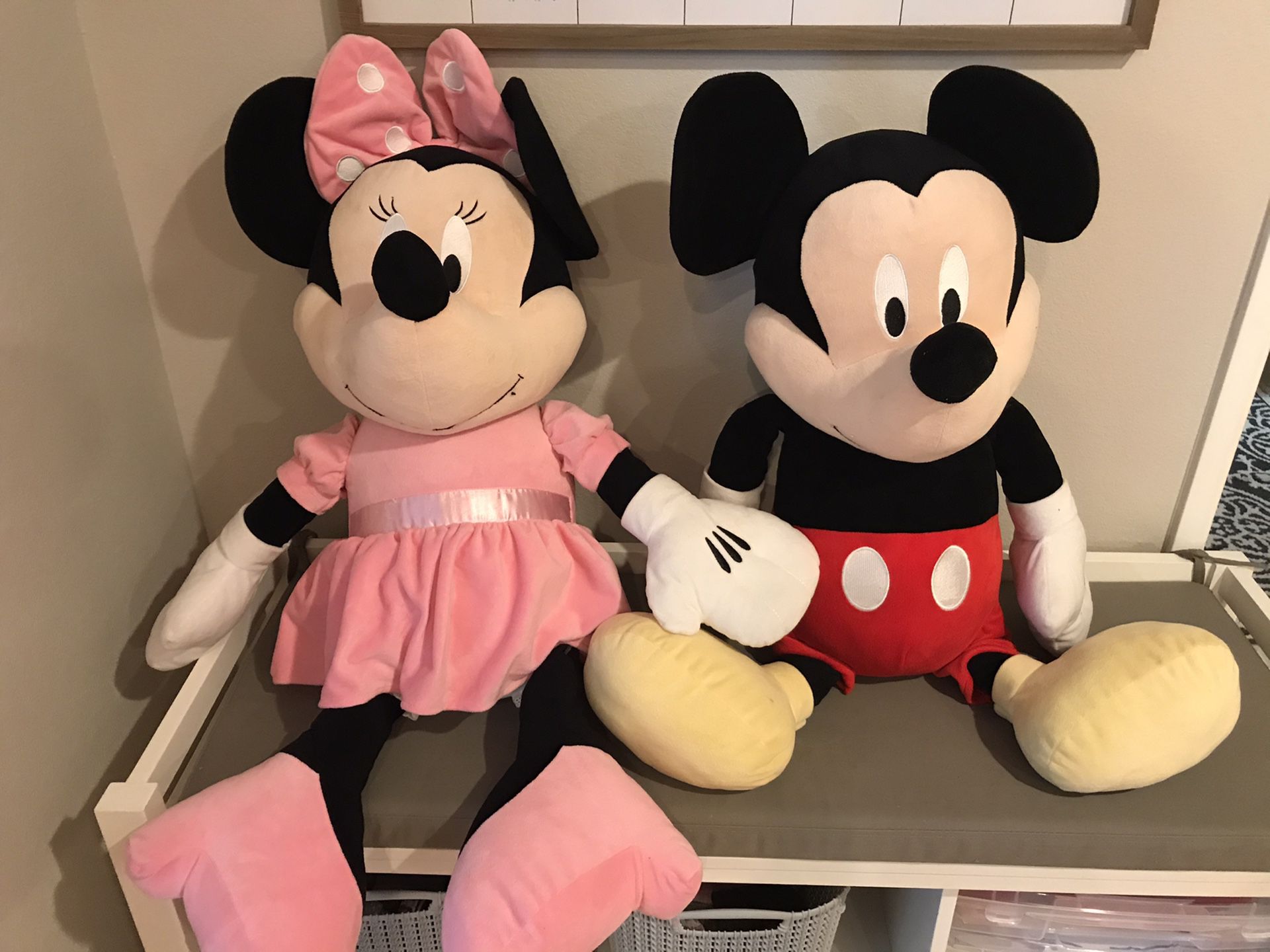 Disney Mickey and Minnie plush