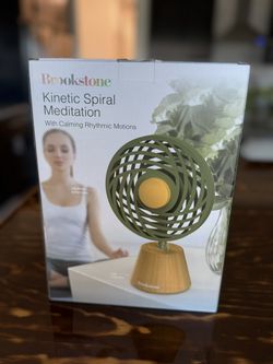 Brookstone Kinetic Spiral Meditation Fan