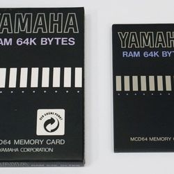 RARE Brand New Yamaha MCD64 RAM 64K Memory Card (SY and TG Series)