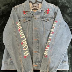 Vintage Embroidered Jean Jacket