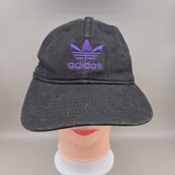 Adidas Purple Trefoil Adjustable StrapbackHat