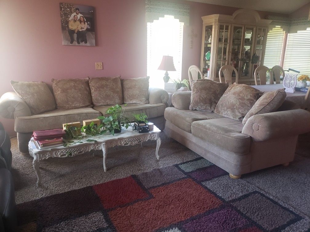 Sofa and Loveseat