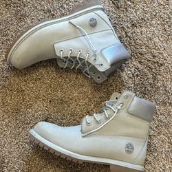 Timberland 6” Premium Waterproof Boots - Gray/Beige Men’s (Size 9)