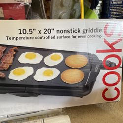 Nonstick Griddle , 10.5”x20”