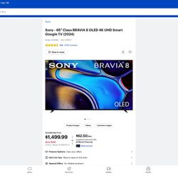 Sony Bravia 8 65 Inch Brand New 
