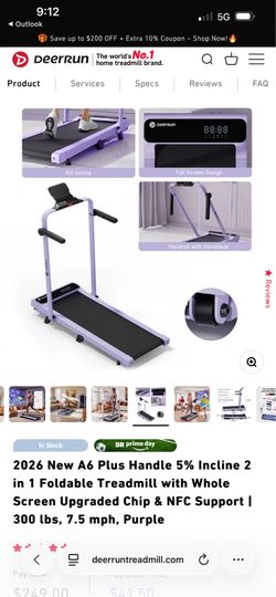 Deer run treadmill