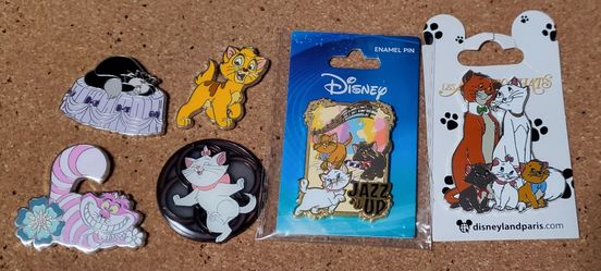 Disney Cats bundle of 6 pins