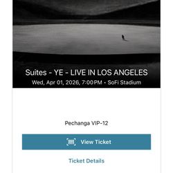 Kanye Concert SUITE NEED GONE ASAP
