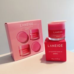 Pack of Four (4) LANEIGE Lip Sleeping Mask in Berry 20g ea