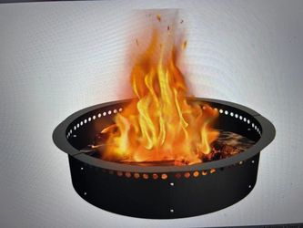 Our outdoor fire pit features a distinctive Flower shape