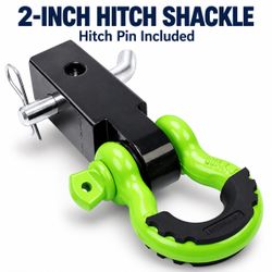 2” Hitch Receiver Shackle Mount – Green