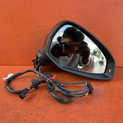 2017 2018 2019 AUDI A4 S4 RIGHT PASSENGER SIDE MIRROR W CAMERA & BSM OEM
