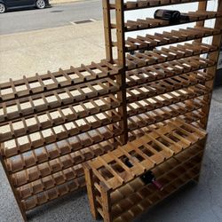 WINE RACK INTERLOCKING STACKABLE