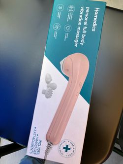 New Homedics Full Body Head to Toe Relief Vibration Massager 3 Massage Heads 3 Speed