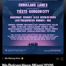 TWO We Belong Here 10pm Tickets TONIGHT (02/28)