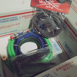Sky High 4 gauge Amplifier Installation Kit. High quality full kit delivery Portland Vancouver