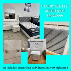 BRAND NEW GLOSSY WHITE SETS! WOW! 2 BED OPTIONS! 