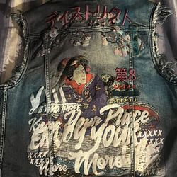 Jean Jacket Vest Medium